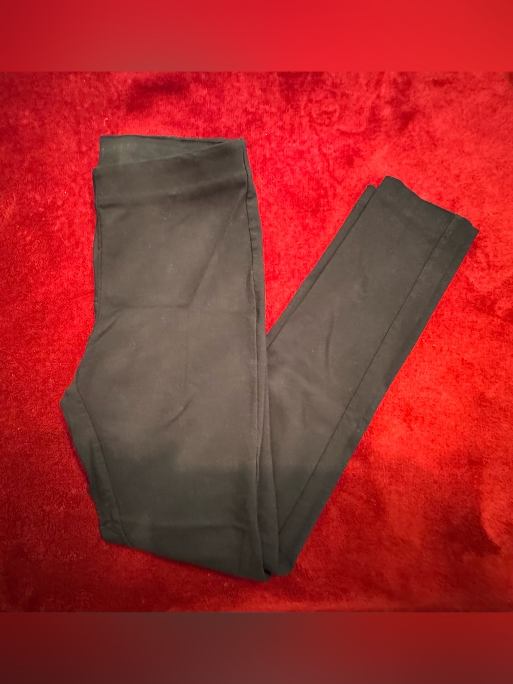 Michael Kors Satin-Trim Black Slacks